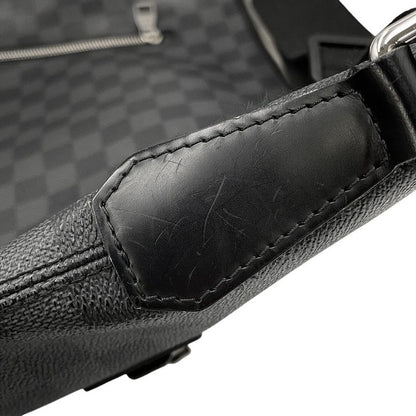 Louis Vuitton Shoulder Bag Damier Graphite Mick GM Noir Black