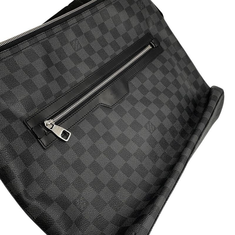Louis Vuitton Shoulder Bag Damier Graphite Mick GM Noir Black