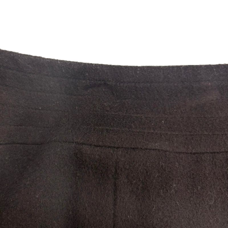 Chanel Cashmere Skirt Brown 36