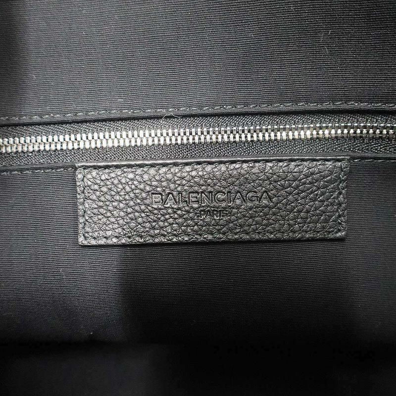 Balenciaga le Dix Leather Shoulder Tote Black
