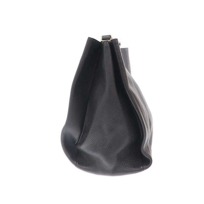 Balenciaga le Dix Leather Shoulder Tote Black
