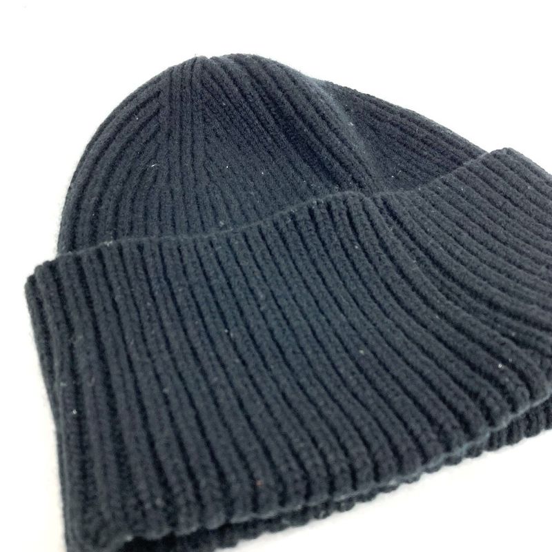 Louis Vuitton Knit Hat Beanie LV Wool Noir Black