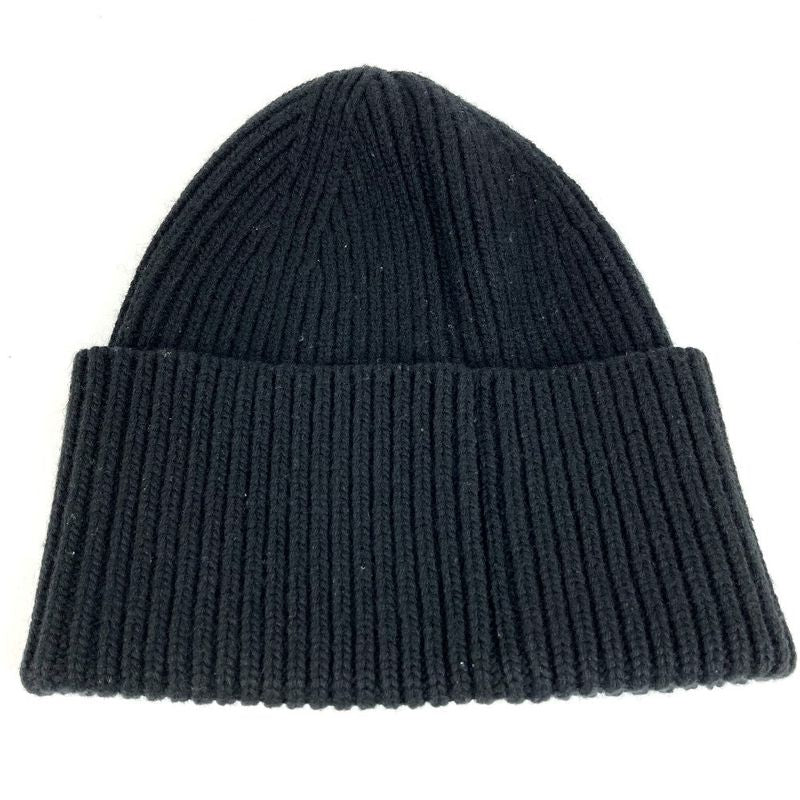 Louis Vuitton Knit Hat Beanie LV Wool Noir Black