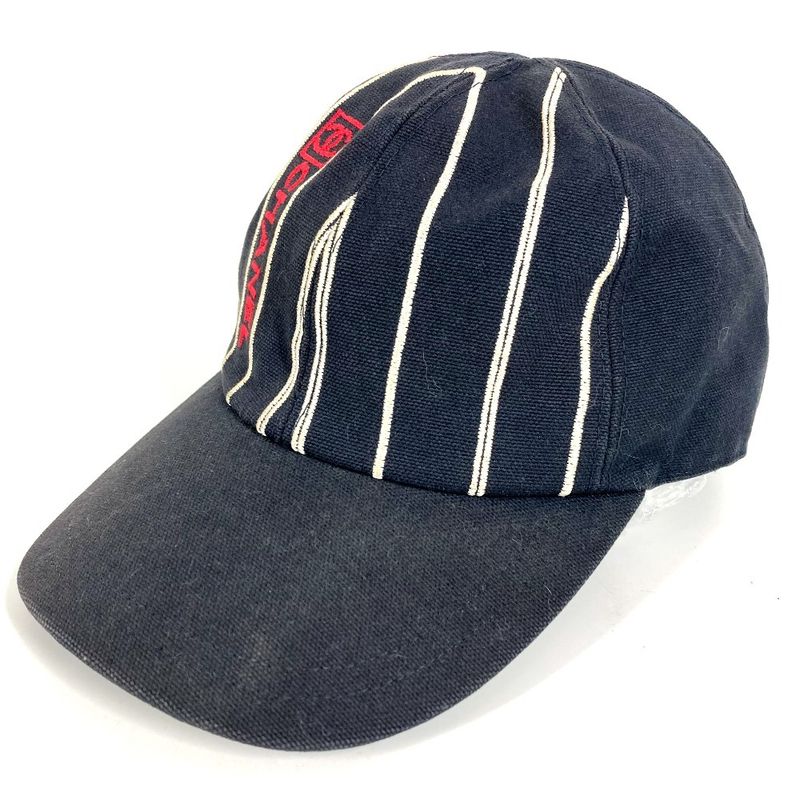 Chanel Cap CC Logo Cotton Navy