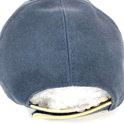 Chanel Cap CC Logo Cotton Navy