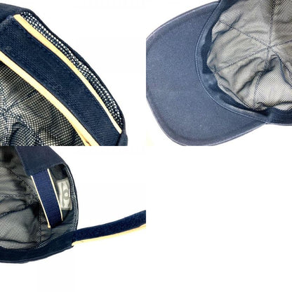 Chanel Cap CC Logo Cotton Navy