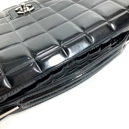 Chanel Business Bag CC Logo Beach Bag Enamel Black