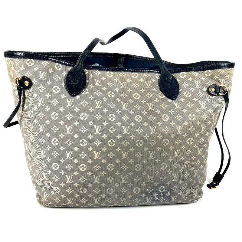 Louis Vuitton Shoulder Bag Neverfull MM Monogram Idylle Navy