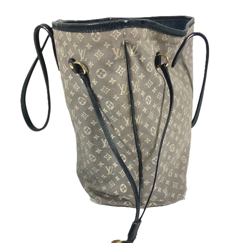 Louis Vuitton Shoulder Bag Neverfull MM Monogram Idylle Navy