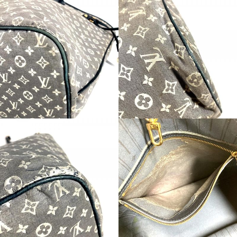 Louis Vuitton Shoulder Bag Neverfull MM Monogram Idylle Navy