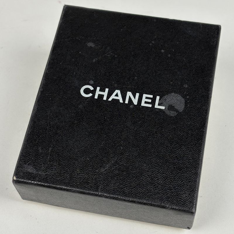 Chanel CC Logo Chain Belt Leather Gold Red