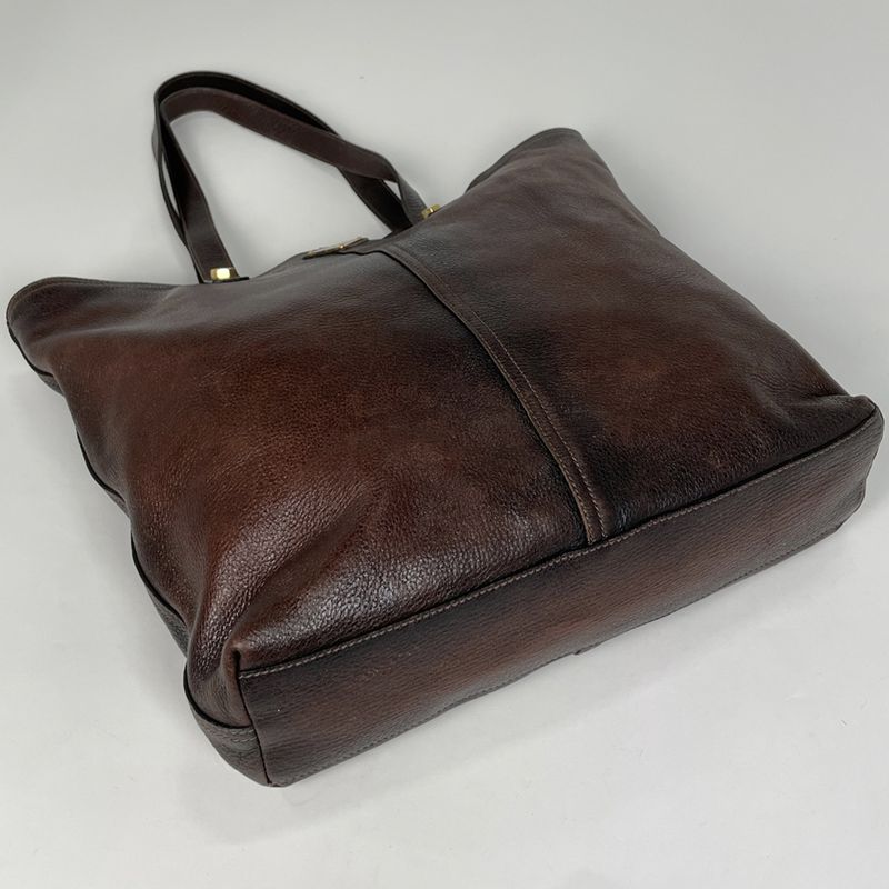 Prada Tote Shoulder Chimera Leather Brown