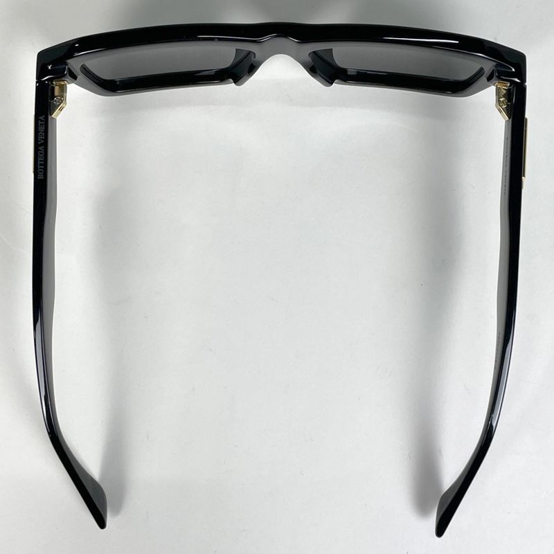 Bottega Veneta Logo Sunglasses Eyewear Plastic Black