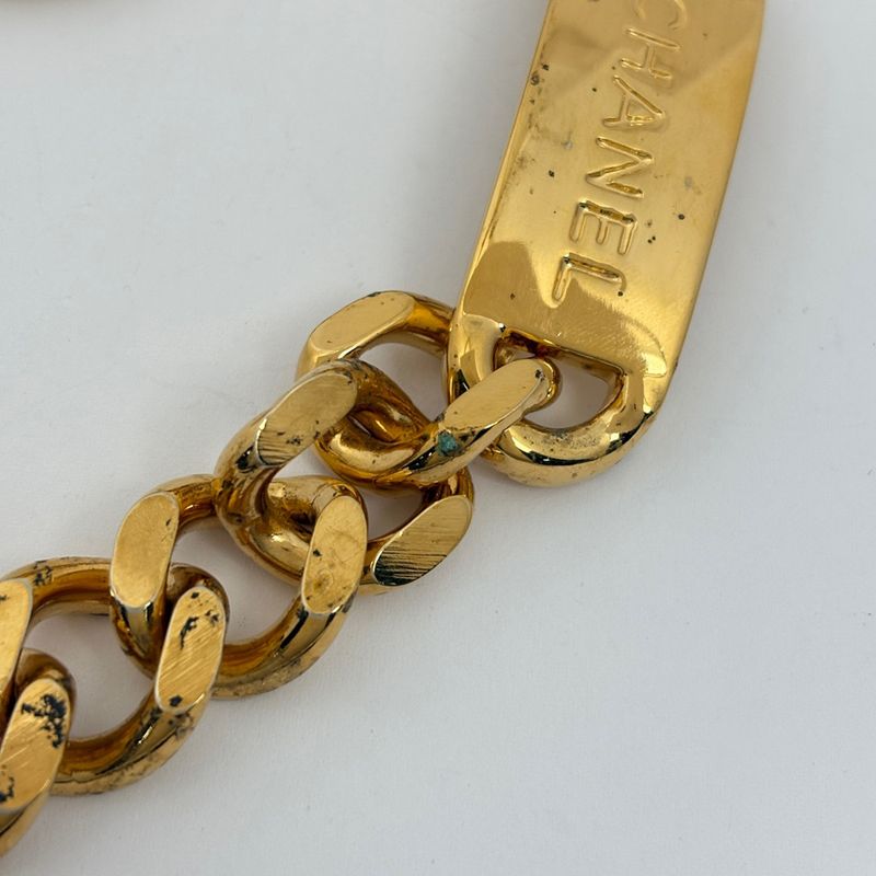 Chanel CC Logo Chain Belt 31 Rue Cambon Gold Plated