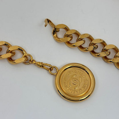 Chanel CC Logo Chain Belt 31 Rue Cambon Gold Plated