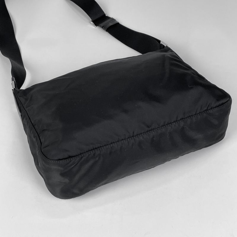 Prada Shoulder Bag Crossbody Nylon Nero