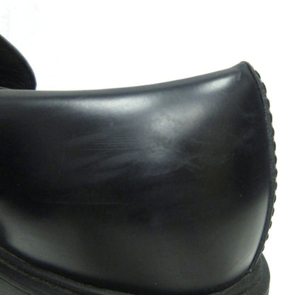 Prada Monolith Brushed Leather Loafers Triangle Plate Logo Thick