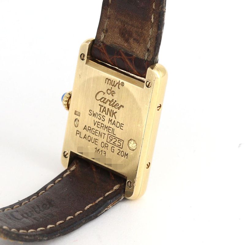 Cartier Must Tank SM Quartz