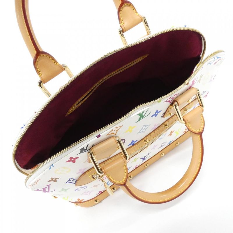 Louis Vuitton Multicolor White Alma PM Bag
