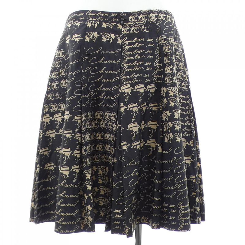 Chanel 06C Skirt Silk Black