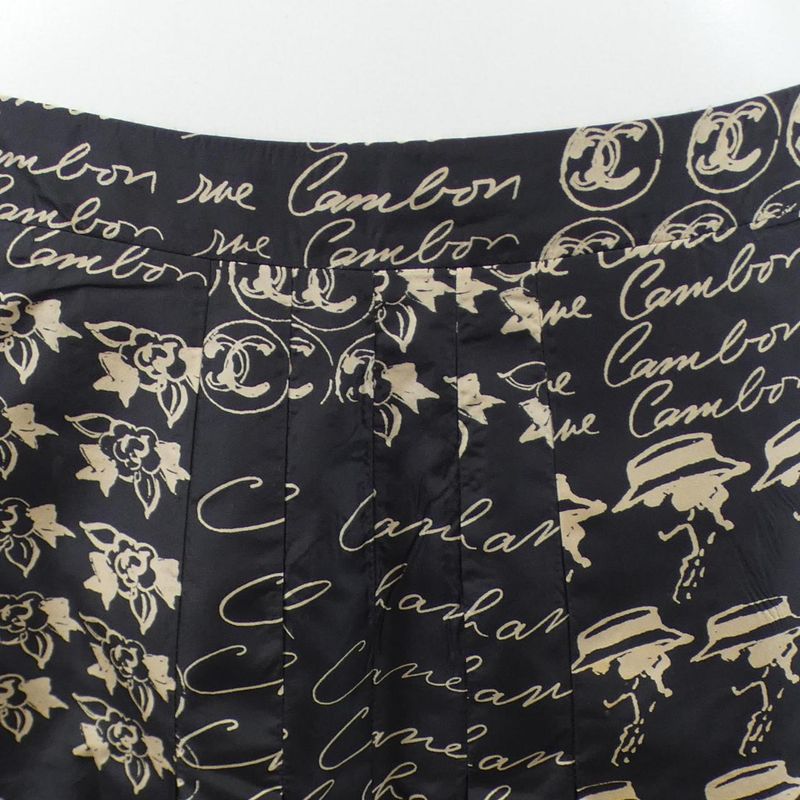 Chanel 06C Skirt Silk Black