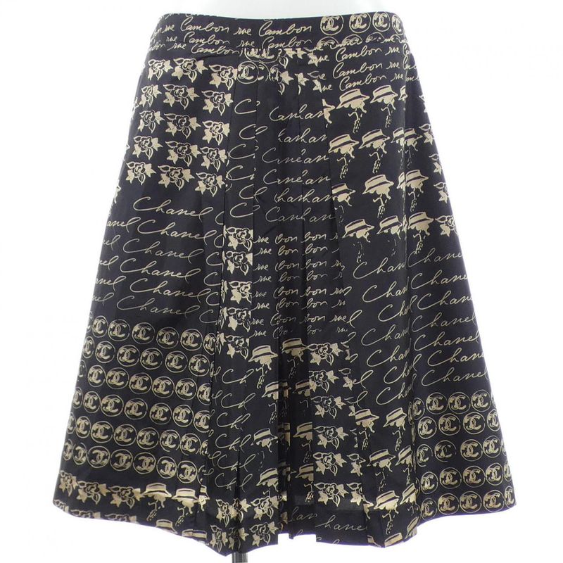 Chanel 06C Skirt Silk Black