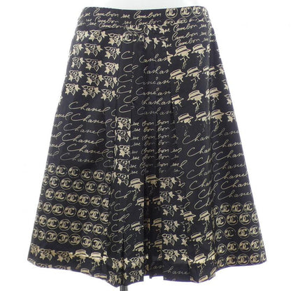 Chanel 06C Skirt Silk Black