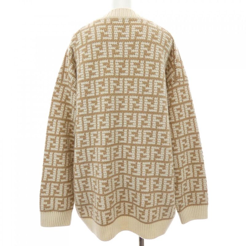 Fendi Aloj Cardigan Cashmere Brown
