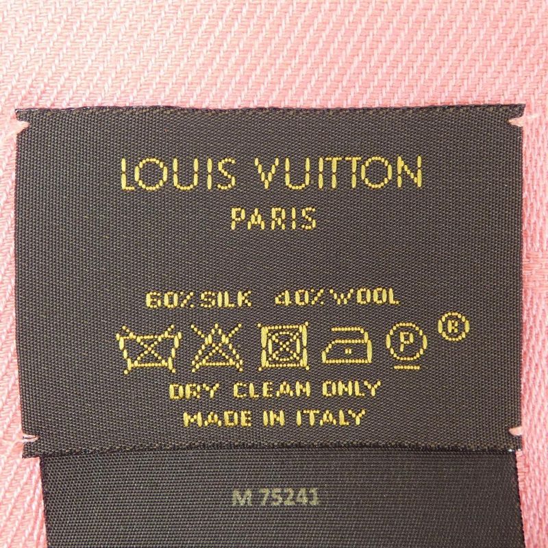 Louis Vuitton Shawl Monogram Silk Wool