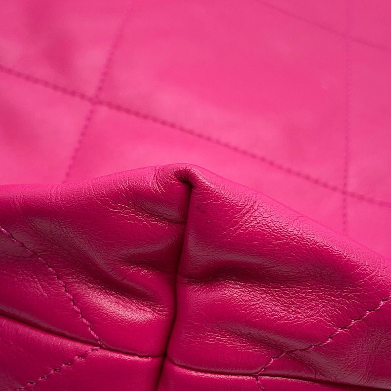 Chanel Handbag 22 Quilted Small Shiny Calf Leather