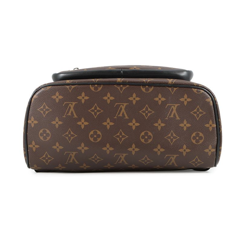 Louis Vuitton Backpack Monogram Macassar Josh NV Brown Noir Black