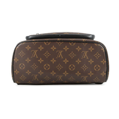 Louis Vuitton Backpack Monogram Macassar Josh NV Brown Noir Black