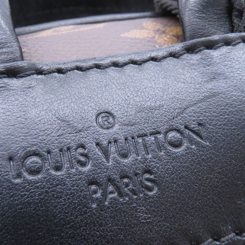 Louis Vuitton Backpack Monogram Macassar Josh NV Brown Noir Black