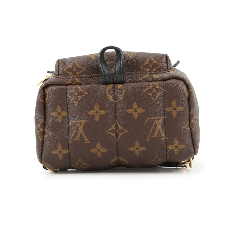 Louis Vuitton Backpack Monogram Palm Spring Mini Noir Black