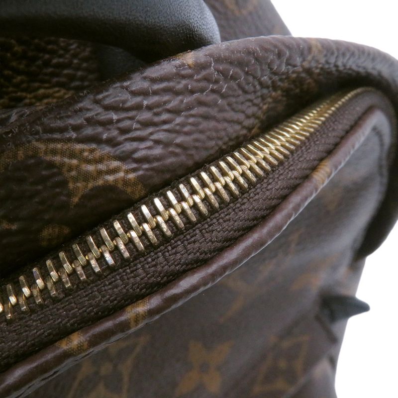 Louis Vuitton Backpack Monogram Palm Spring Mini Noir Black