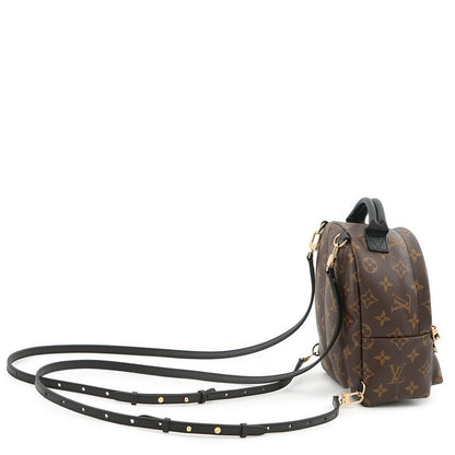 Louis Vuitton Backpack Monogram Palm Spring Mini Noir Black