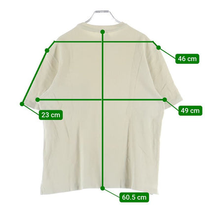 Hermes Pocket Embroidery Cotton Crew Neck Short Sleeve T-Shirt