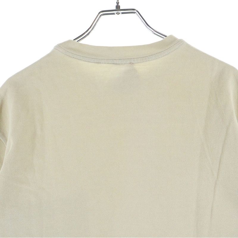 Hermes Pocket Embroidery Cotton Crew Neck Short Sleeve T-Shirt