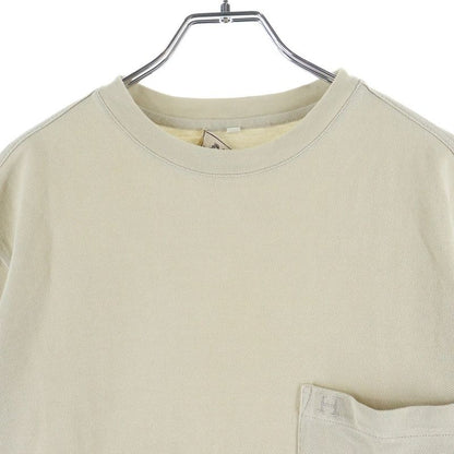 Hermes Pocket Embroidery Cotton Crew Neck Short Sleeve T-Shirt