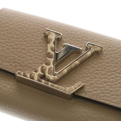 Louis Vuitton Taurillon Croco Portefeuille Pallas Galle