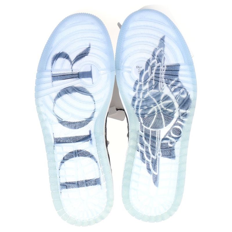 Dior Nike Air Jordan 1 High OG Air Cut Sneakers