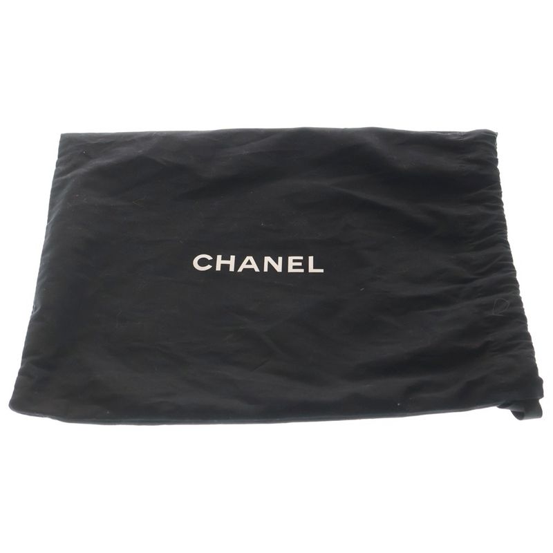 Chanel Quilted Chain Shoulder Bag Purple Caviar Leather
