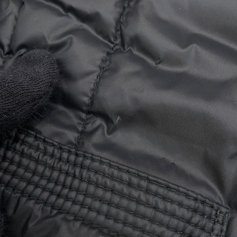 Chanel Down Jacket Coco Button Quilted 36