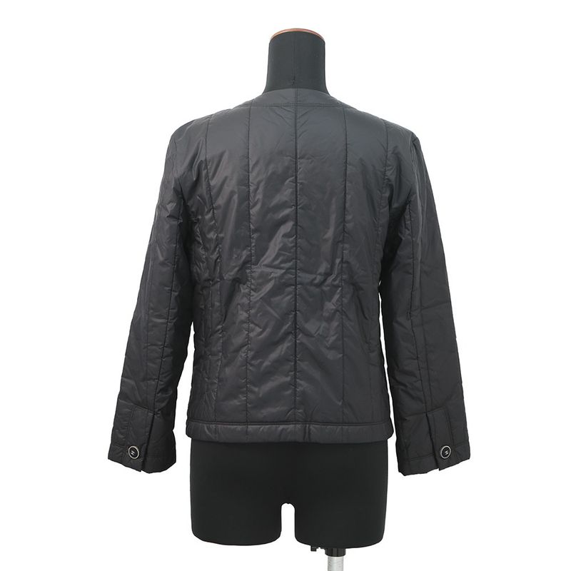 Chanel Down Jacket Coco Button Quilted 36
