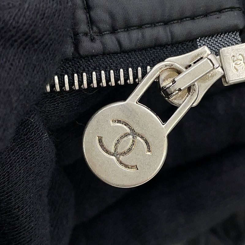 Chanel Down Jacket Coco Button Quilted 36