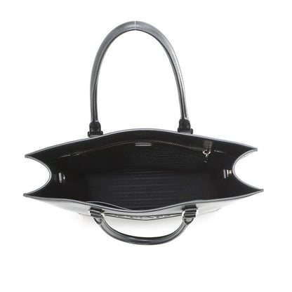 Prada Tote Triangle Logo 2-Way Black