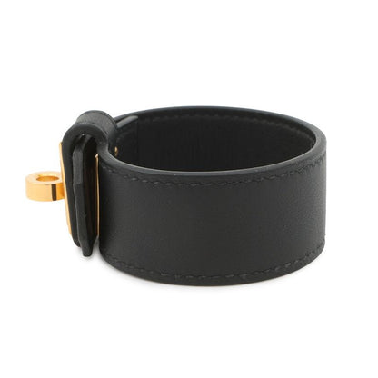 Hermes Bracelet Kelly Twist PM Black Gold Swift Ed T2