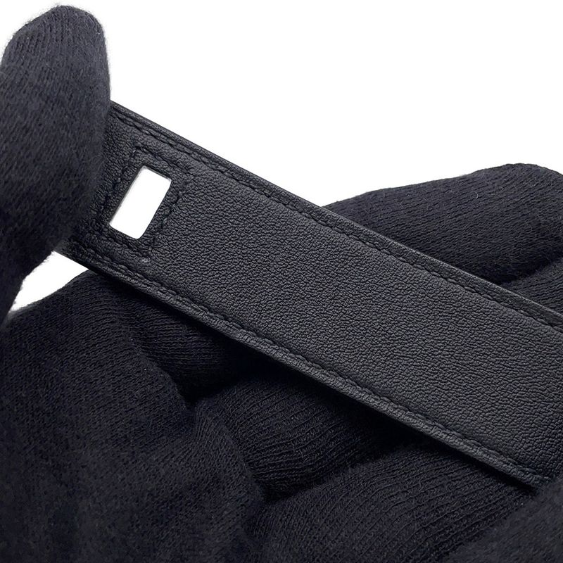 Hermes Bracelet Kelly Twist PM Black Gold Swift Ed T2
