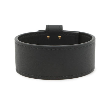 Hermes Bracelet Kelly Twist PM Black Gold Swift Ed T2