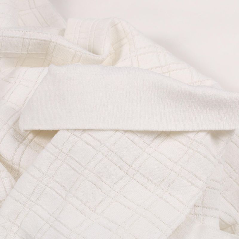 Chanel Dress CC Logo Button Mini Dress Tunic White Cotton Top